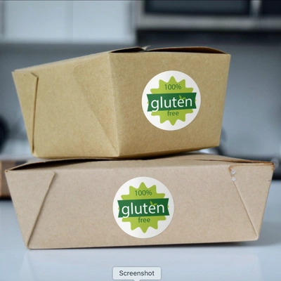 Sticker On A Box