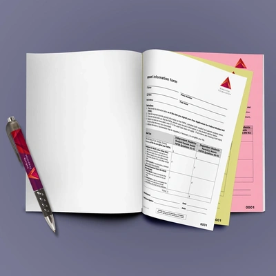A4 Ncr 3 Part Books
