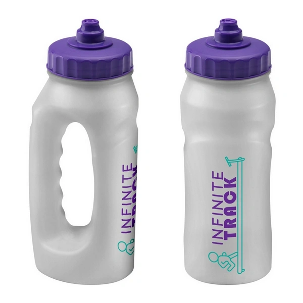Jogger Clear Body Purple Valve Lid Branded