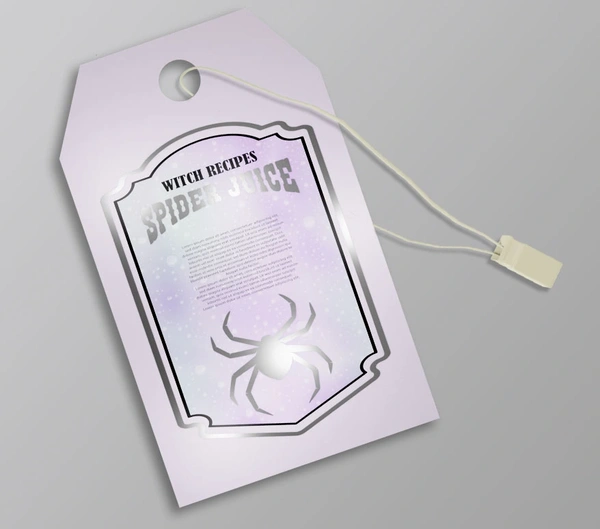 Parcel - Tag - Silver - Foil