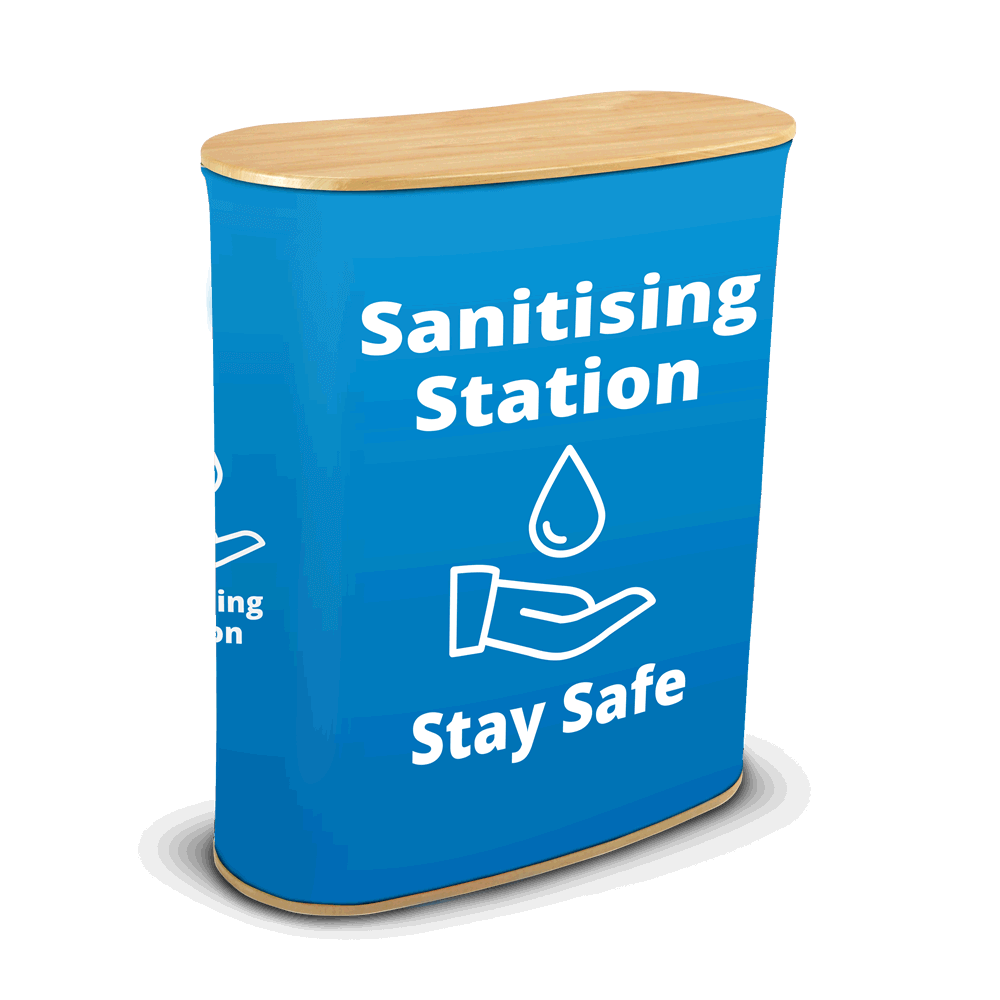Sanitising Station - Seg Blue